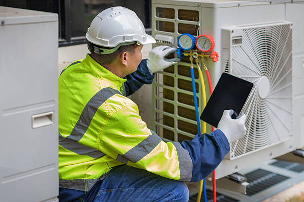 Professional Heat Pump Repair technician working in South Dennis, NJ